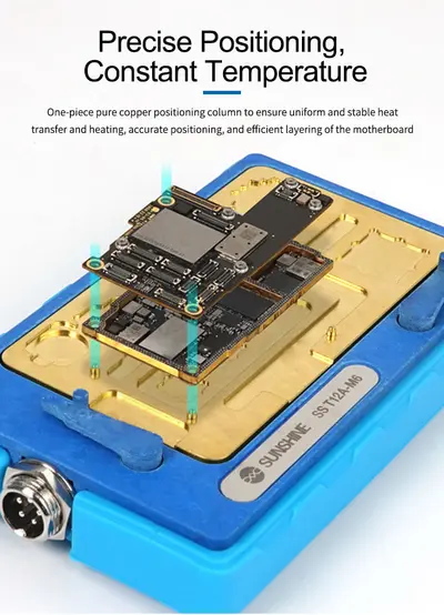 SUNSHINE T12A-M6 6-in-1 MOTHERBOARD LAYERED HEATING STATION
