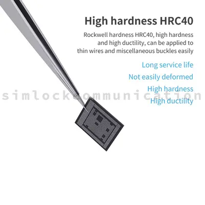 Qianli iNeeZy YX-01 Stainless Steel Extra-sharp Thickened Tweezers Pointed Tweezers