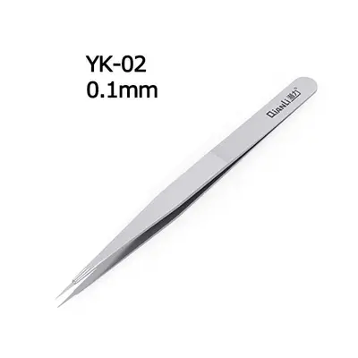 Qianli iNeezy YK-02 Stainless Steel Extra-sharp Thickened Tweezers Pointed Tweezers