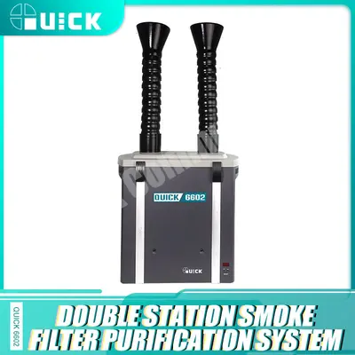 QUICK 6602 DOUBLE STATION SMOKE FILTER PURIFICATION SYSTEM