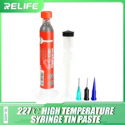 RELIFE RL-406S HIGH TEMPERATURE SYRINGE TIN PASTE