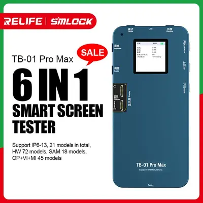RELIFE TB-01Pro LCD TESTER 6S TO iPhone 13Pro Max)