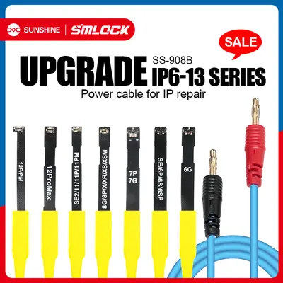 SS-908B  iPHONE REPAIR IBOOT POWER CABLE X to 14