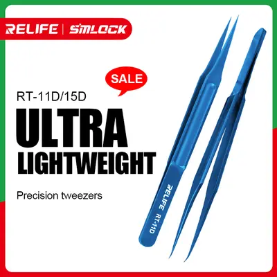 RT-11D|15D ULTRA LIGHTWEIGHT PRECISION TWEEZERS RT-15D 1pcs