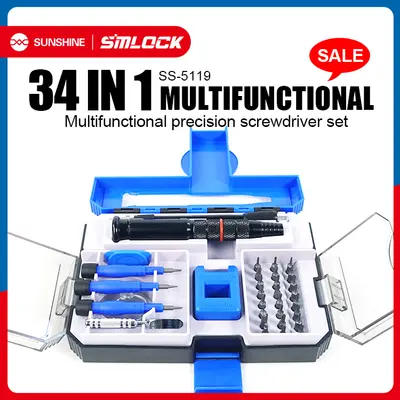 SS-5119 (SUNSHINE 34 IN 1 MULTI-FUNCTION PRECISION SCREWDRIVER SET)