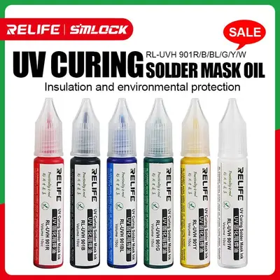 RELIFE RL-UVH 901 BL|G UV CURING SOLDER MASK OIL 1 pcs