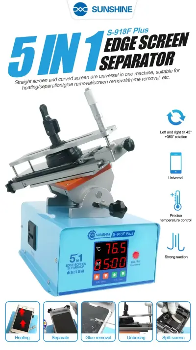 SUNSHINE S-918F PLUS 5 IN 1 EDGE SCREEN Seprator
