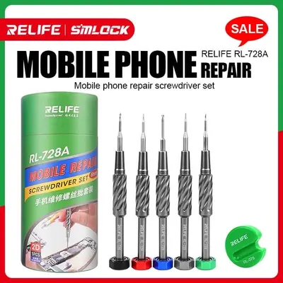 RELIFE RL-728A 2D STURDY MOBILE PHONE REPAIR SCREWDRIVER SET