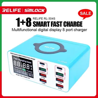 RL-304s 1+8 Smart Fast Charger