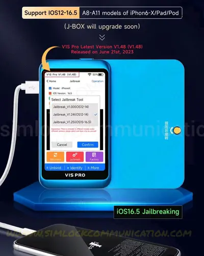 JCID V1S PRO PROGRAMMER FOR PHONE SCREEN TRUE TONE FACE ID BATTERY REPAIR