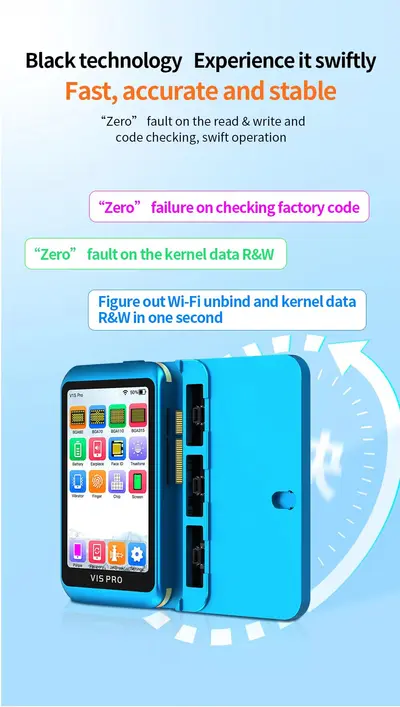 JCID V1S PRO PROGRAMMER FOR PHONE SCREEN TRUE TONE FACE ID BATTERY REPAIR