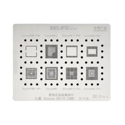 Sam (EU3) Stencil Plate For Exynos Cpu 0.12mm