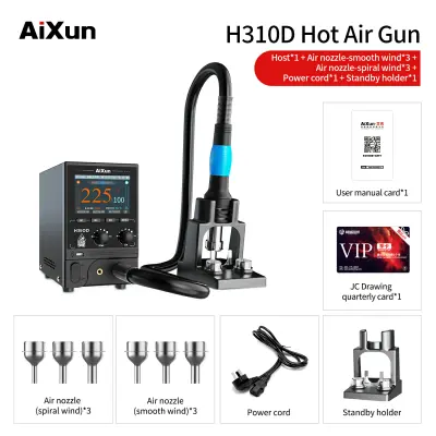 Aixun H310D 1000W Smart Hot Air Gun Heating Rework Station for BGA Repair 1000 watt