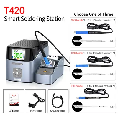Aixun T420 Dual Channel Smart Digital Soldering Station Kit for BGA Rework