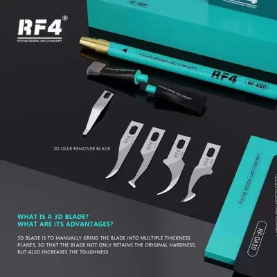 RF4 RF-KB11 3D Glue Remover Blade With Anti-Static Brush