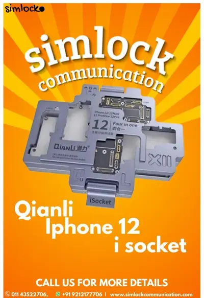 QIANLI ISOCKET 4 IN 1 TEST FIXTURE FOR IPHONE 12 | 12 PRO | 12 PRO MAX | 12 MINI