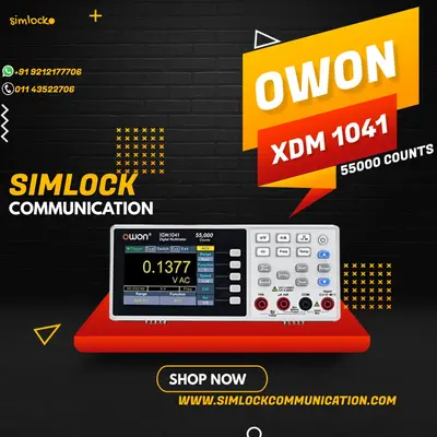 OWON XDM1041 USB|RS232 Digital Multimeter 55000 Counts High Accuracy Universal Desktop Multimeters Meter with 3.7Inch LCD Screen