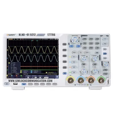 OWON XDS3064E Digital Storage Oscilloscope 4 Ch 60Mhz