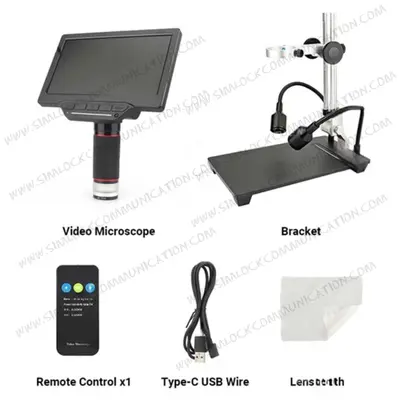 Aixun DM23 Digital Measurement Microscope with Multimeter Function 5-528x 10inch HD DISPLAY