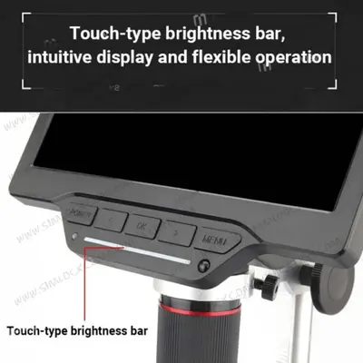 Aixun DM23 Digital Measurement Microscope with Multimeter Function 5-528x 10inch HD DISPLAY