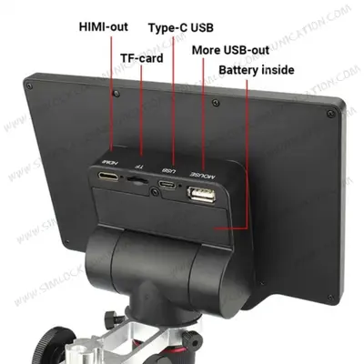 Aixun DM23 Digital Measurement Microscope with Multimeter Function 5-528x 10inch HD DISPLAY