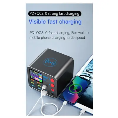 MaAnt Mini Tester Power Supply 5V 25A 8 Port Charger