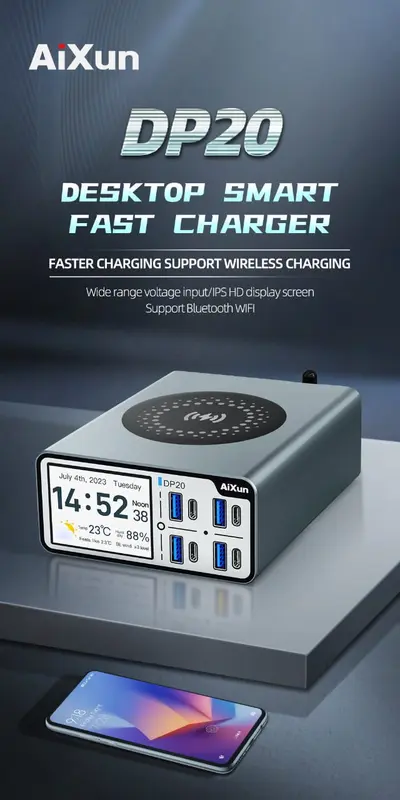Aixun New Released DP20 Desktop Smart Fast Charger