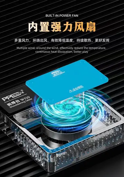 PPD W520 Intelligent Motherboard Heating Platform for iPhone 11 to 14Pro Max & AirPods