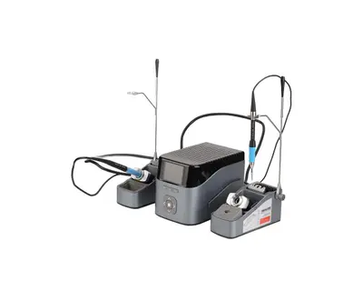 T420D 200W Dual Channel Soldering Station with T245|T210|T115 Handles for Electronics