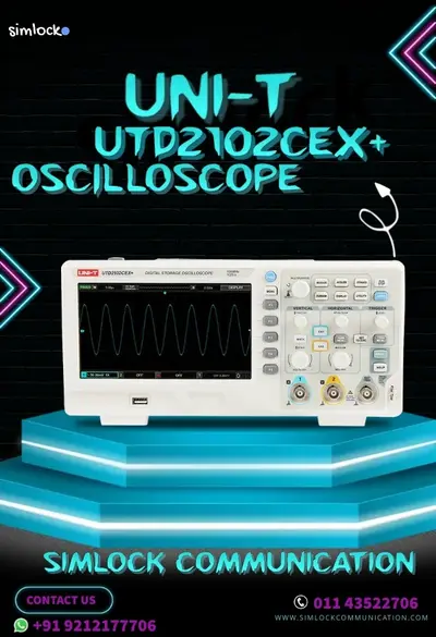 UNI-T UTD2102CEX+ 100MHz 2CH Digital Storage Oscilloscope ( DSO )