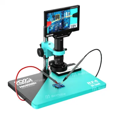 RF4 RF-50M PCB Welding Repair HD Digital Microscope Provides Multimeter Function