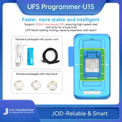 JC U15 UFS Programmer For Android BGA 153|254|2907 Nand Reading And Writing