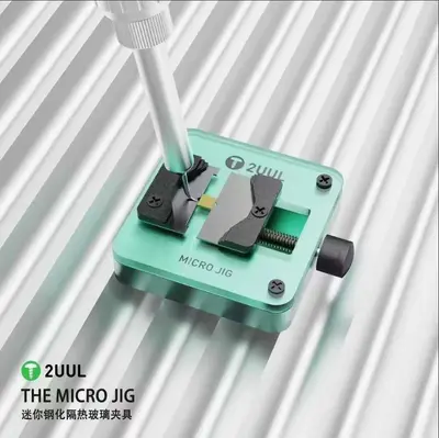 2uul MICRO JIG IC Mini Tempered Insulated Glass Fixture for Mobile Phone Motherboard Repair