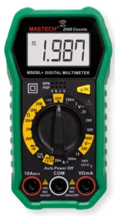 MASTECH MS830L+ DIGITAL MULTIMETER