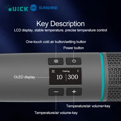 QUICK TR1 1000W Smart Portable Air Gun