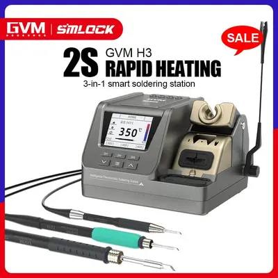 2S GVM Rapid Heating 3 in 1 Smart Soldering Station