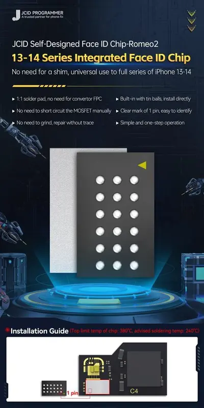 JCID Self-Designed Face ID Chip-Romeo2