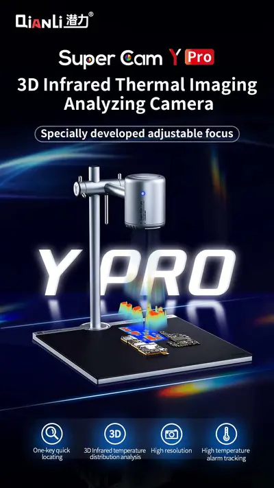 QianLi Super Cam Y 3D Infrared Thermal lmaging Analyzing Camera for Motherboard Detected