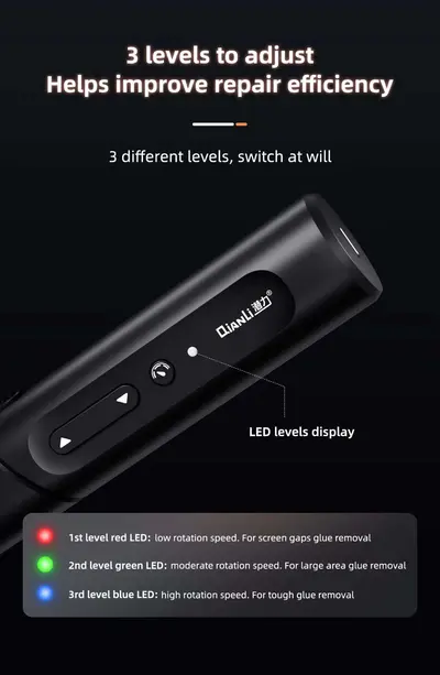 QianLi Adjustable Angle Electric Glue Removal Machine