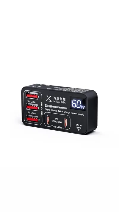 P605S Digits Display Quick Charge Power Supply