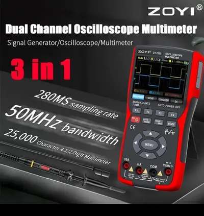 Dual Channel Oscilloscope Multimeter
