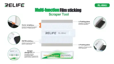 Relife RL-064u Multi-Function Film sticking Scrapper tool