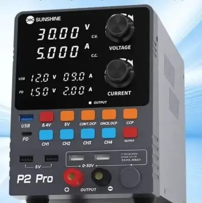 Sunshine P2 Pro 330W 4-Channel Memory Storage  High Precision Adjustable DC Stabilized Power Supply