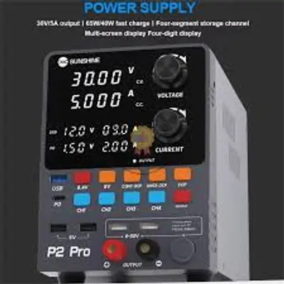 Sunshine P2 Pro 330W 4-Channel Memory Storage  High Precision Adjustable DC Stabilized Power Supply