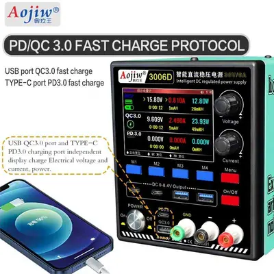 Aojiw 3006D DC Regulated Power Supply 30 Volt 6 Amp