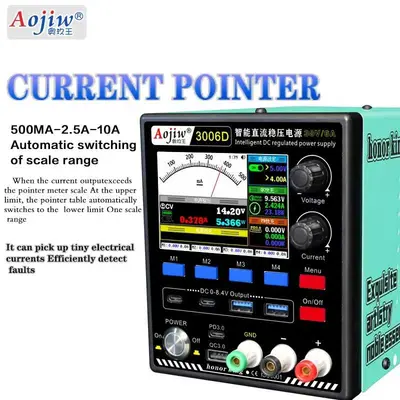 Aojiw 3006D DC Regulated Power Supply 30 Volt 6 Amp