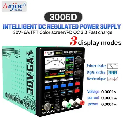 Aojiw 3006D DC Regulated Power Supply 30 Volt 6 Amp